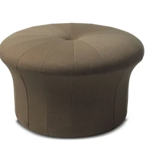 Warmer Nordic Grace Pouf Ø: 77 cm – Cappuccinobraun Solange Der Vorrat Reicht