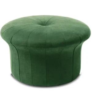 Warmer Nordic Grace Pouf Ø: 77 cm – Smaragd Preis Gesenkt