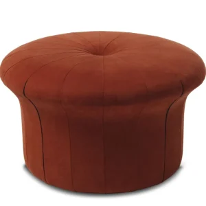 Warmer Nordic Grace Pouf Ø: 77 cm – Ahornrot Echt