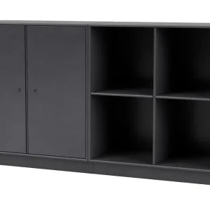 Preiswert Montana Selection Paar Beistelltisch mit Sockel 7 cm 139,2 x 69,6 cm – 36 Kohle