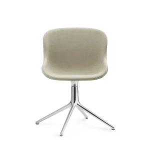 Normann Copenhagen Hyg Drehstuhl Vollgepolstert SH: 46 cm – Upminster/Aluminium Schneller Versand