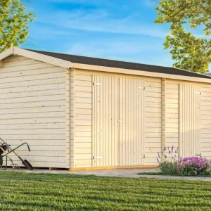 Palmako Gerätehaus Jari 14,5 m² Kostenfreie Lieferung