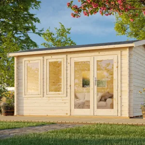 Geprüft Palmako Gartenhaus Iris 11,1 m²