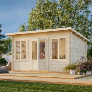 Flachdach Palmako Gartenhaus Lisa 11,5 m² Sichere Zahlung