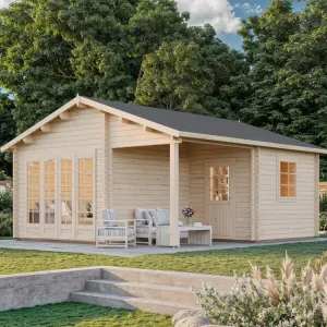 Direkt Vom Hersteller Palmako Gartenhaus Irene 21,9+5,2 m²