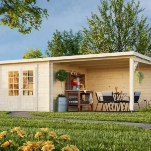 Meistverkauft Flachdach Palmako Gartenhaus Ella 8,7+10,0 m²