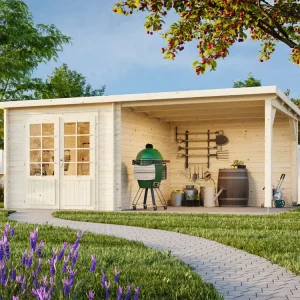 Flachdach Palmako Gartenhaus Ella 6,9+8,2 m² Angebot