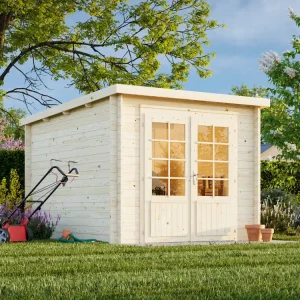 Versand Am Gleichen Tag Flachdach Palmako Gartenhaus Ella 6,9 m²