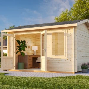 Beliebt Palmako Gartenhaus Iris 9,6 m²