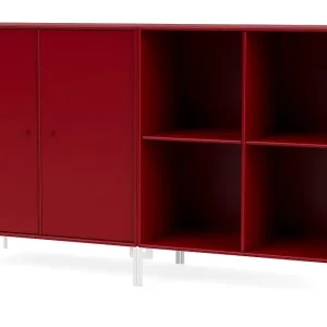 Sichere Zahlung Montana Selection Paar Beistelltisch mit Beinen 139,2 x 69,6 cm – 165 Beetroot / Snow