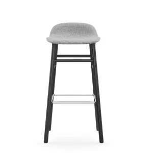 Preisknaller Normann Copenhagen Form Barhocker SH: 75 cm – Partner Grau/Schwarze Eiche