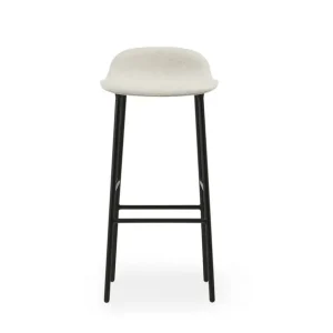 Schnäppchen Normann Copenhagen Form Barhocker SH: 75 cm – Upminster Sand/Stahl