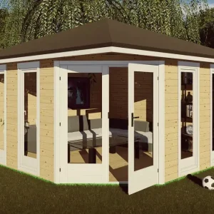 5 Eck Gartenhaus York 3 Garantierte Lieferung