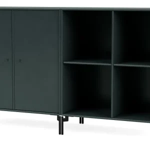 Begrenztes Angebot Montana Selection Paar Beistelltisch mit Beinen 139,2 x 69,6 cm – 163 Black Jade / Schwarz