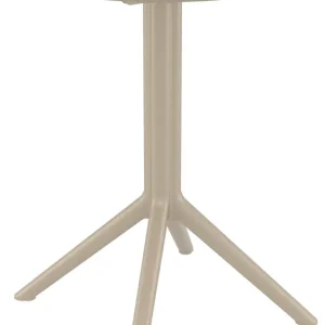 Klapptisch Sky rund, taupe Kracherpreis