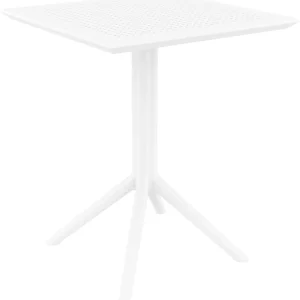 Billig Klapptisch Sky eckig, weiß