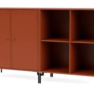 Rabatt Montana Selection Paar Beistelltisch mit Beinen 139,2 x 69,6 cm – 162 Hokkaido / Schwarz