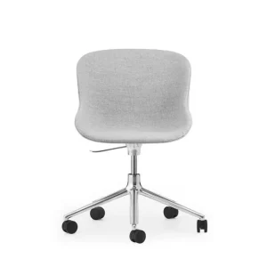 Normann Copenhagen Hyg Drehstuhl mit Höhenverstellung Vollgepolstert SH: 46 cm – Partner/Aluminium Expressversand