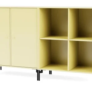 Solange Der Vorrat Reicht Montana Selection Paar Beistelltisch mit Beinen 139,2 x 69,6 cm – 159 Kamille / Schwarz