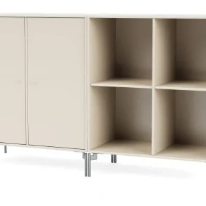 Top-Angebot Montana Selection Paar Beistelltisch mit Beinen 139,2 x 69,6 cm – 158 Hafer / Chrom