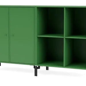 Sonderangebot Montana Selection Paar Beistelltisch mit Beinen 139,2 x 69,6 cm – 152 Petersilie / Schwarz