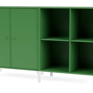 Garantierte Lieferung Montana Selection Paar Beistelltisch mit Beinen 139,2 x 69,6 cm – 152 Petersilie / Schnee