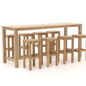 ROUGH-X 240 cm Gartenbar-Set 9-teilig Preisknaller