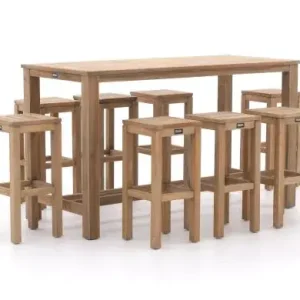 Ausverkauf ROUGH-X 180 cm Gartenbar-Set 9-teilig