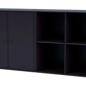 Expressversand Montana Selection Paar Beistelltisch mit Hängebeschlägen 139,2 x 69,6 cm – 147 Shadow