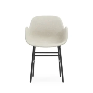 Geprüft Normann Copenhagen Form Sessel SH: 44 cm – Upminster Sand/Stahl