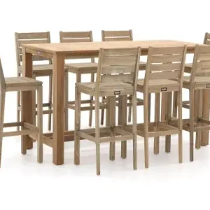 ROUGH-S/ROUGH-X 180 cm Gartenbar-Set 9-teilig Sonderangebot