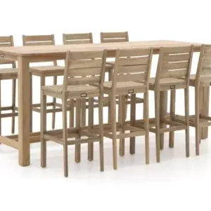 Solange Der Vorrat Reicht ROUGH-S/ROUGH-X 240 cm Gartenbar-Set 9-teilig