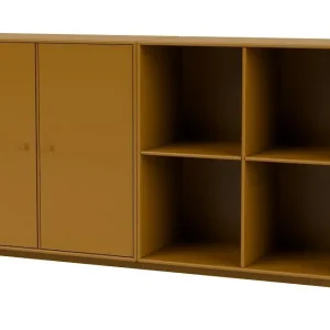 Nur Für Kurze Zeit Montana Selection Paar Beistelltisch mit Sockel 3 cm 139,2 x 69,6 cm – 142 Bernstein
