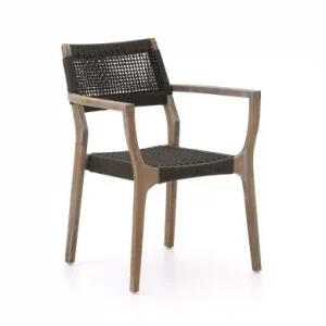 Zertifiziert ROUGH-L Rope Gartenstuhl stapelbar