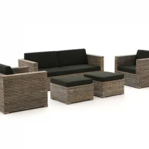 Wochenendangebot ROUGH-C Sessel-Sofa Lounge-Set 5-teilig