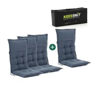 Neue Kollektion Madison 4er Hochleher Auflagen Set