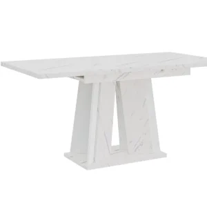 Esstisch Ausziehbar ANDZIAS 2 Weiß Marble Finale Aktion