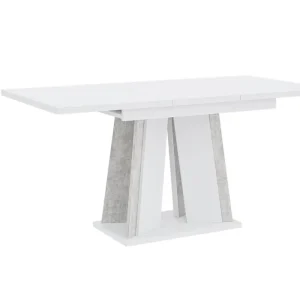 Esstisch Ausziehbar ANDZIAS 2 Weiß+Grau Meistverkauft