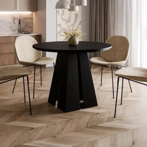 Esstisch ausziehbar Schwarz stabil modern TRENDI Markenware