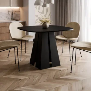 Esstisch Japandi Stil Schwarz DAST Günstig