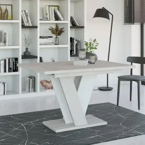 Esstisch Küchentisch MANO Beton+Weiß Neue Ware