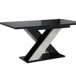 Top-Preis Esstische Modern AMI Schwarz Hochglanz+Stone