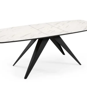 Familien Esstisch 160 cm weiß Marmor LENO Bestseller