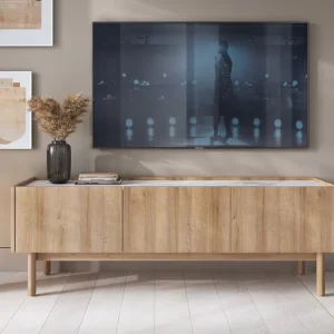 FernsehschrankPOP dreitürig Scandi Eiche riviera Schneller Versand