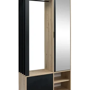 Garderoben-Set DECO mit Kleiderstange Artisan Eiche/Schwarz Bestseller