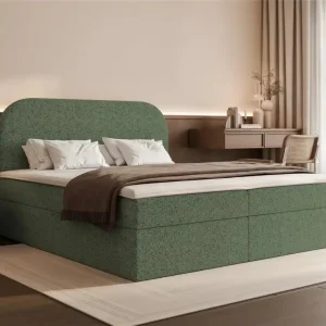 Expressversand Moderne Boxspringbett Taschenfederkern Grün 200x200 CINDYY