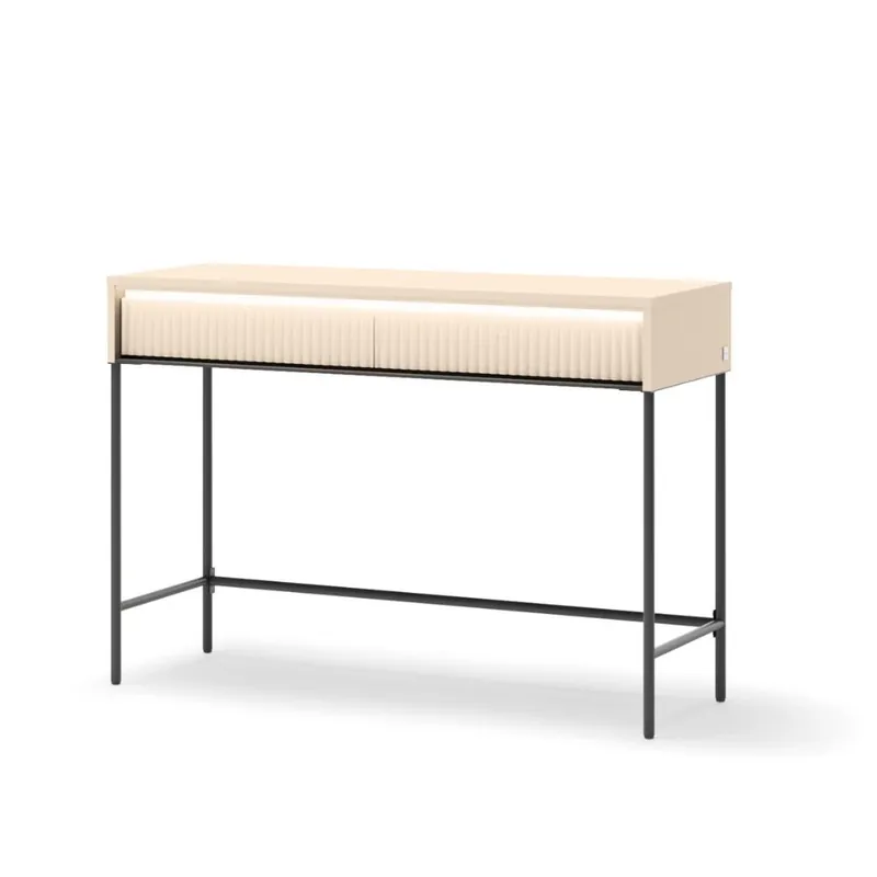 Wochenendangebot Moderner Schminktisch mit Schubladen FLORE Beige