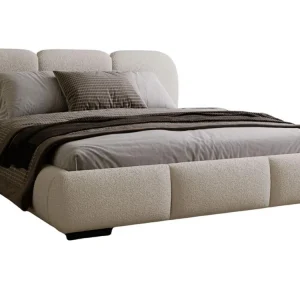 Angebot Modernes Stauraumbett Design 140x200 Hellbeige