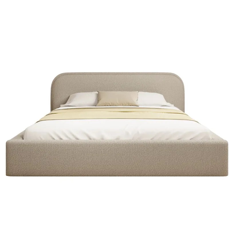 Bestseller Polsterbett bequemes Schlafen 180x200 Beige