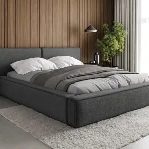 Top-Seller Polsterbett mit Lattenrost 180x200 Graphit GAVINS
